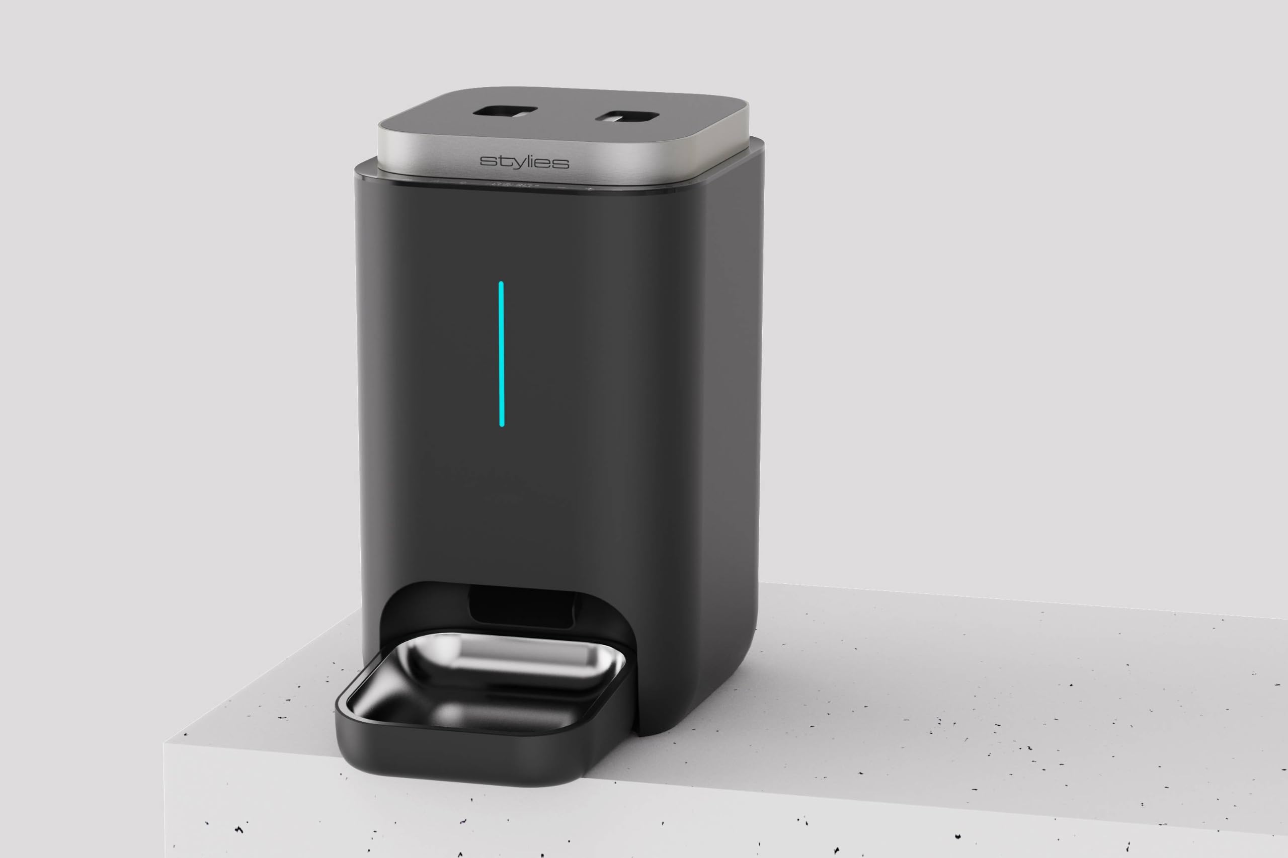 Cibus Comedero Automático para Gatos 4,5L con App WiFi y Cuenco de Acero | Hasta 10 comidas al día, porciones de pienso controladas desde la app y cuenco higiénico de acero inoxidable.