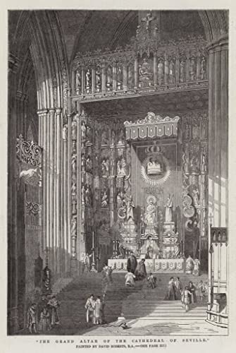 Toile le Grand de la cathédrale de Séville, une impression d'art aux finitions soignées