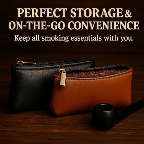 Premium All-Weather Smell Proof & Lockable Tobacco Pouch, Smell and Odor Proof Travel Zipper Pouch with Lock Bag - Small Bags for Tobacco Storage (Black) - Image 6