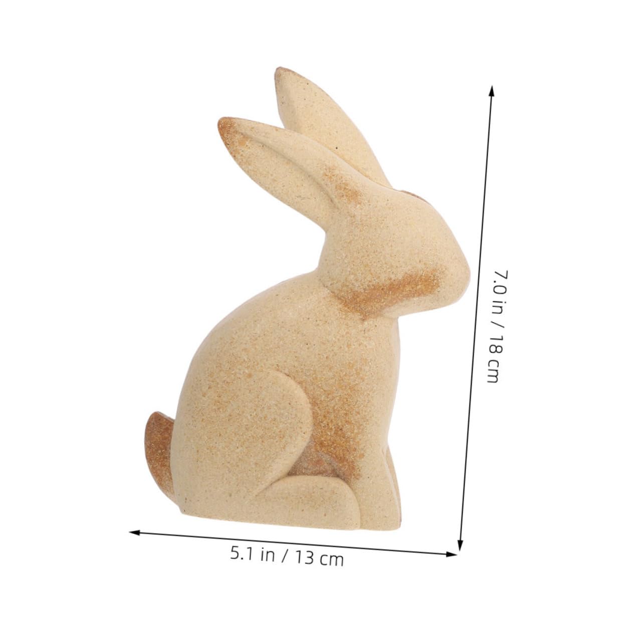 HOMSFOU 3 Paia Decorazione Legno Animale Diy Coniglietti da Dipingere Articoli Legno Solido per Decorare Casa e Ufficio per Lavoretti Creativi e Regali per Amanti Del Fai da Te