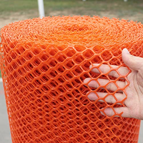 Drahtgitter Maschendraht Gartenzaun Bauzäune Orange, Wiederverwendbares Hirschnetz Für Garten, Pflanzen, Sträucher Und Obstbäume, Zaunelemente Aus Kunststoff Für Haustiere Hasendraht Volierendraht Cover