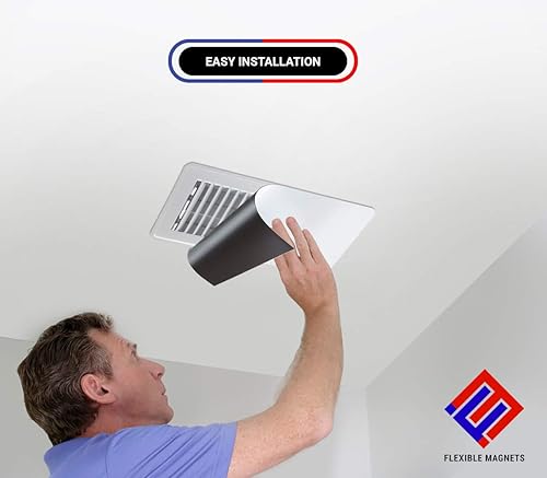 Miniatura 5 de Flexible Magnets - Cubiertas de ventilación magnéticas fuertes para techo de 8 x 15 pulgadas - Cubiertas de ventilación magnéticas de 30 mil de