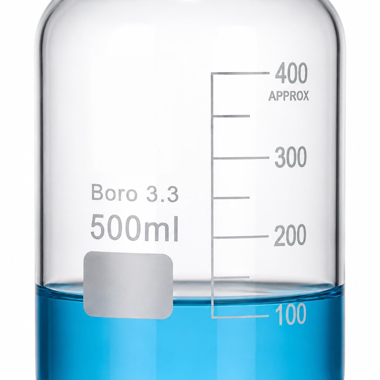 Laboratoryjny Szklany Pojemnik na Odczynniki z Szlifowany Korek-2500ml