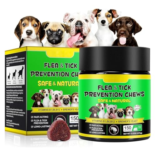 Pastillas para Desparasitar Perros, Perros de levadura lácticas enzimas digestivas, prurito de la Piel, el Equilibrio de la levadura, alergias, Sistema inmunológico y Apoyo ala Salud en General