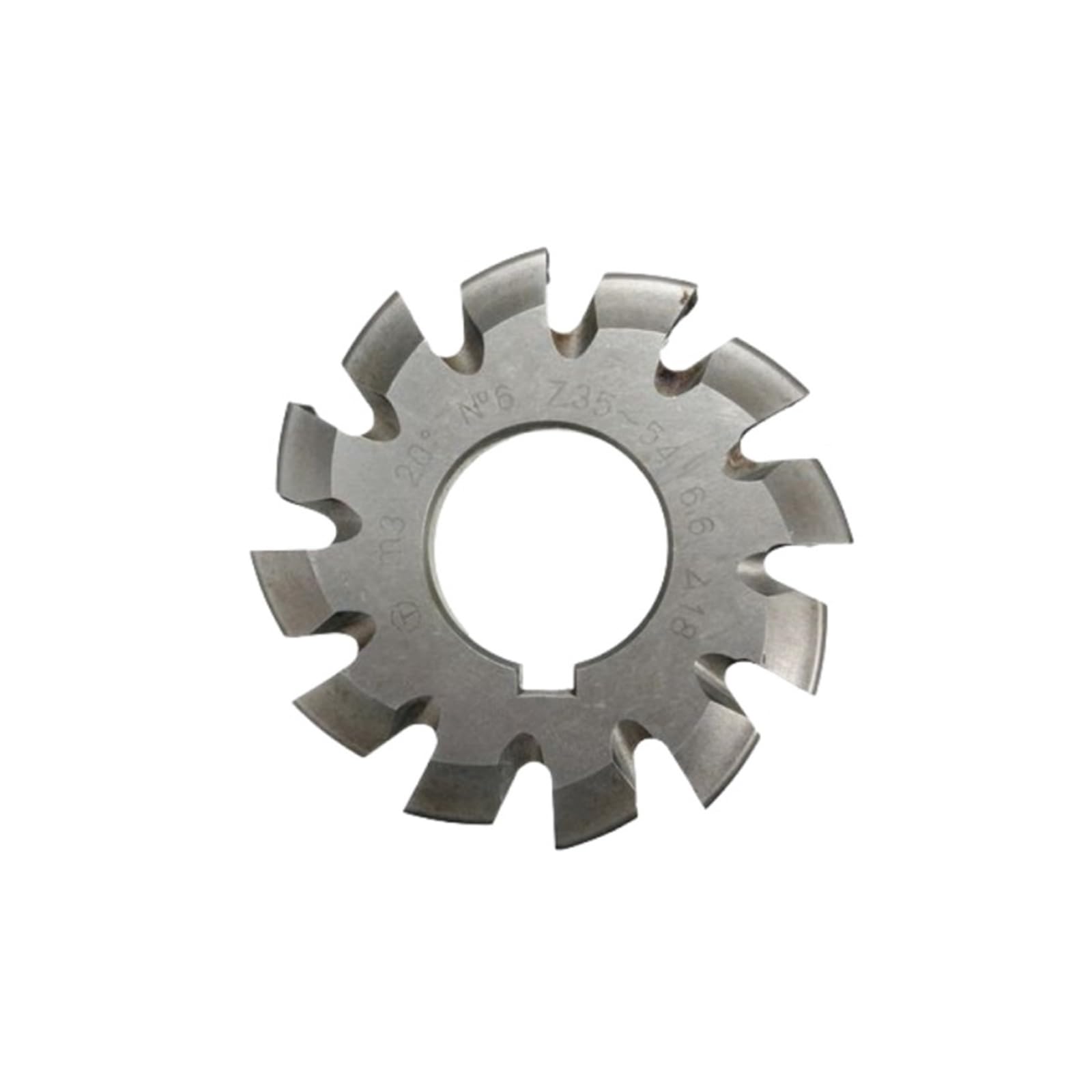 Fresa para engranajes involutos 1 Uds. M0.3 .5 .75 M1 .25 M2. M3 M4 M5-M10 Módulo PA20 Grados NO.1-NO.8 HSS Engranaje Fresa Herramienta de Corte(NO.1,M0.7)