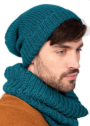 likemary Gorro para hombre, gorro de lana merino Cover