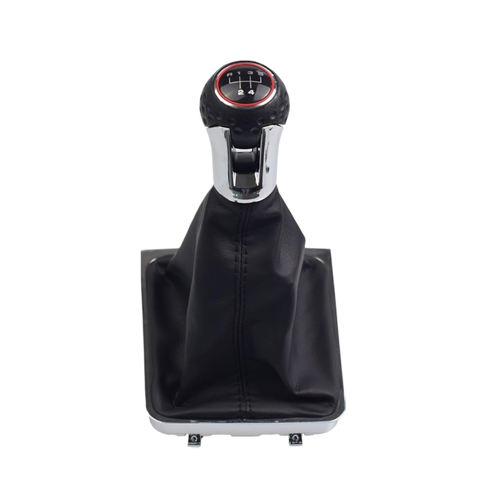 Valtorencia 5/6 Speed Gear Shift Shifter Cover,Fit for VW/Passat B6 B7 CC 2005-2013 Knob Gear Knob Stick Gaiter Boot Frame Kit Shift knob Handle(5 Speed-A)