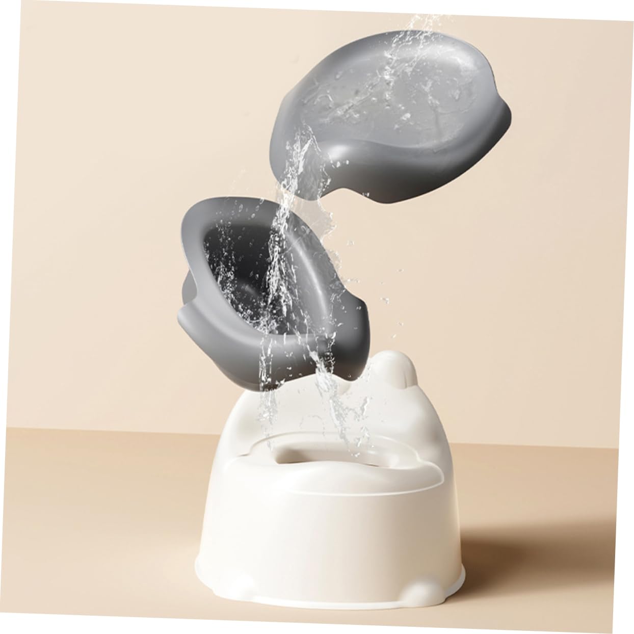 KOMBIUDA Portable Toilet Seat for Toddler Potty Training Comfortable Seat Travel and Easy to Clean