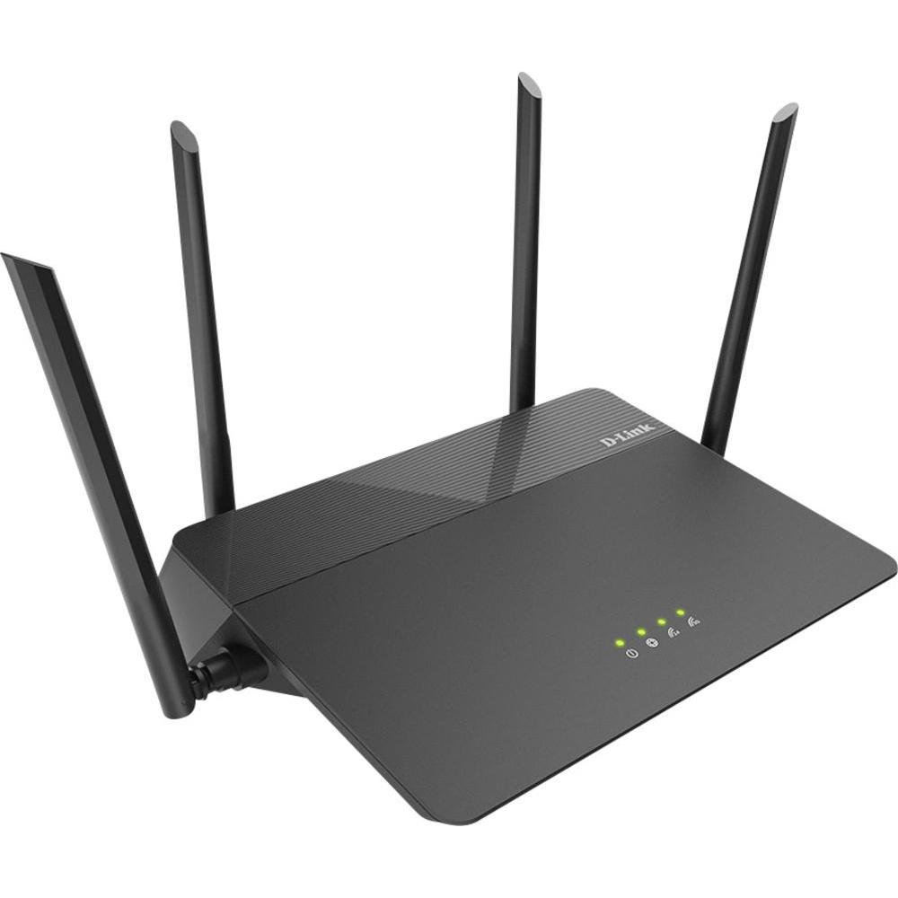 D-Link DIR-878 Router Wi-Fi AC1900 Dual band, 5 Porte Gigabit, AC SmartBeam, Tecnologia MIMO, Rete Ospiti, Parental Control, Configurazione Semplice, WPS/Reset