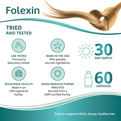 Folexin & Vitapost Collagen Complex | Hair, Skin & Nails Supplement Bundle | Hair Growth Support Supplement For Women & Men + Premium Hydrolyzed Collagen Peptides Capsules 1500Mg Per Serving #TOP4
