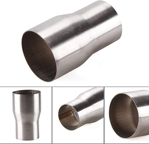 Miniatura 4 de Adaptador universal de tubo de escape de 2.5 a 3 pulgadas, adaptador de tubo de escape, tubo adaptador de tubo de escape de acero inoxidable, junta