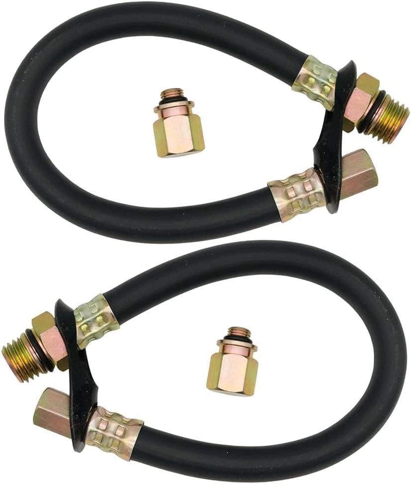 (2 Pack) Engine Flex Drain Hose Compatible With Ku-bota Z412 Z122R 510440902 51044-0902, Compatible With Kawa-saki FH FR FS FT & FX Engine Models, and Compatible With Toro MX5060 FX730V