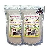 Chicken's Choice Chicken Dust Bath, 6 lb Natural Volcanic Ash Dust Bath for Chickens. Dust Mix for Healthy Chickens, Chinchillas, Small Animals. Made in The USA. Coop Accessories