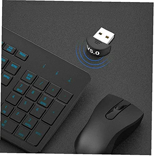 Adaptador Bluetooth Bluetooth 5.0 dongle USB transmissor-receptor para áudio TV PC preto