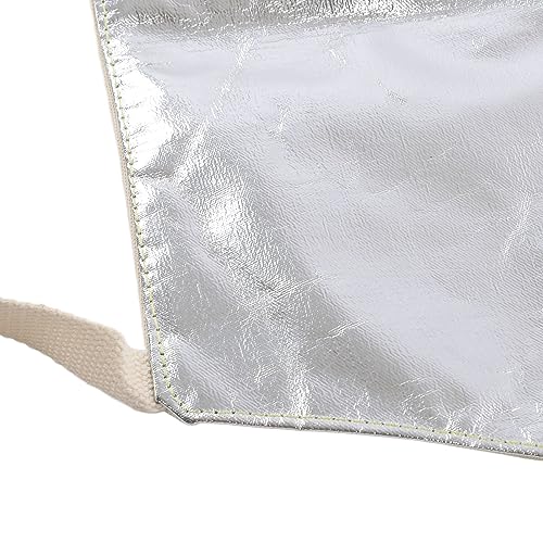Delantal resistente al calor de papel de aluminio para laboratorio y fundiciones 6