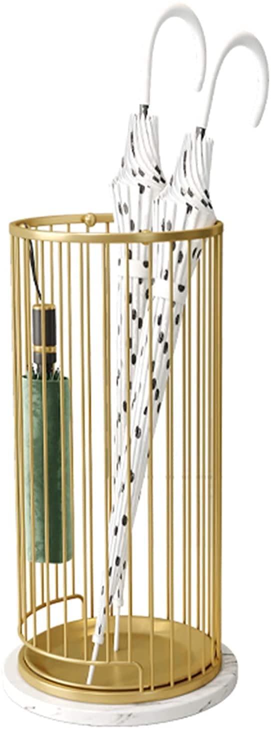 Support de parapluie design en marbre pour organiser l'entrée