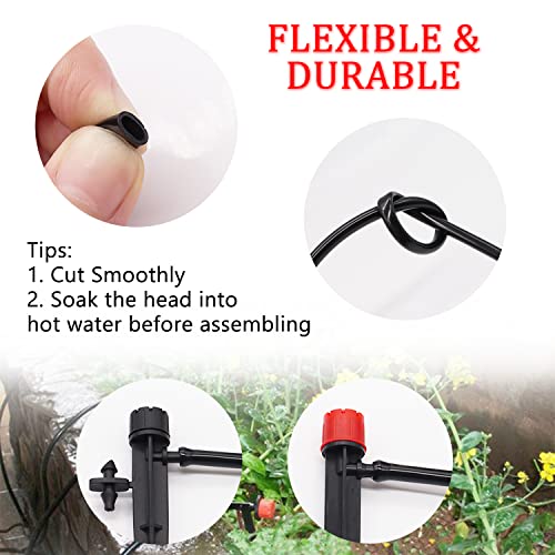 image for Aienxn 50FT 1/4 inch Blank Distribution Tubing Drip Irrigation Hose, G