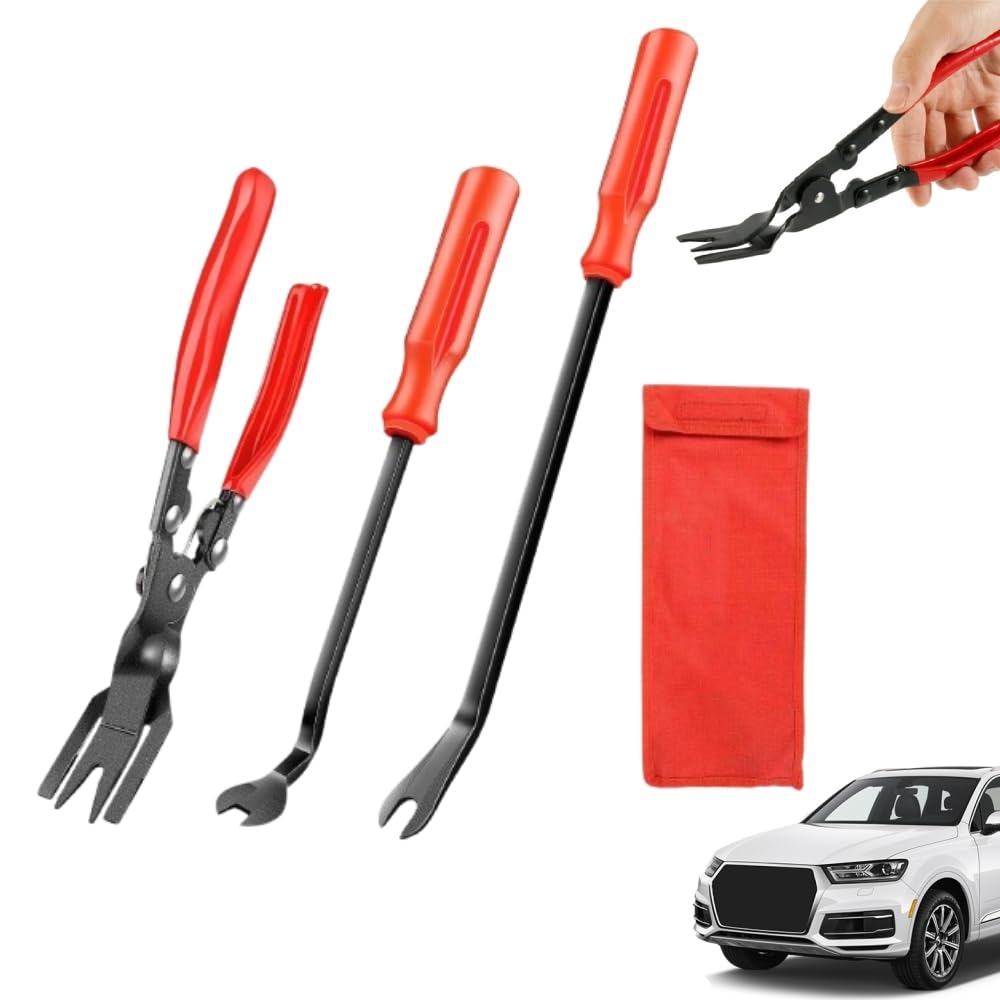 2025 Heavy-Duty Automotive Door Panel & Trim Clip Removal Plier Set (3 PCS)
