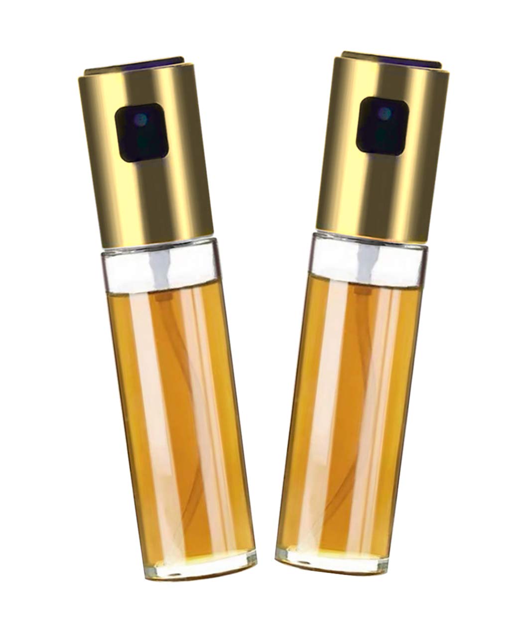 Spice Jar Olive Oil Sprayer – 100 ml Portable Glass Bottle for Cooking Salad Barbecue Kitchen Baking Gold