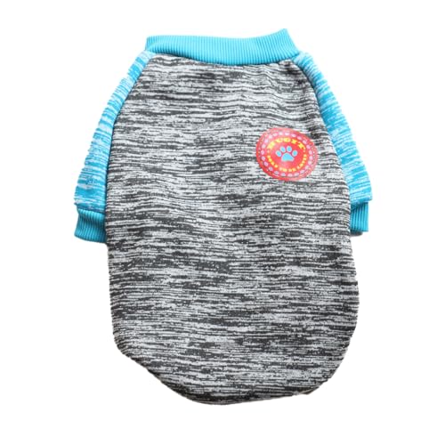 服シャツ冬ウォーマーベストセーターコスチュームぬいぐるみデザインコート美容小型ペット犬チワワ子犬灰XL
