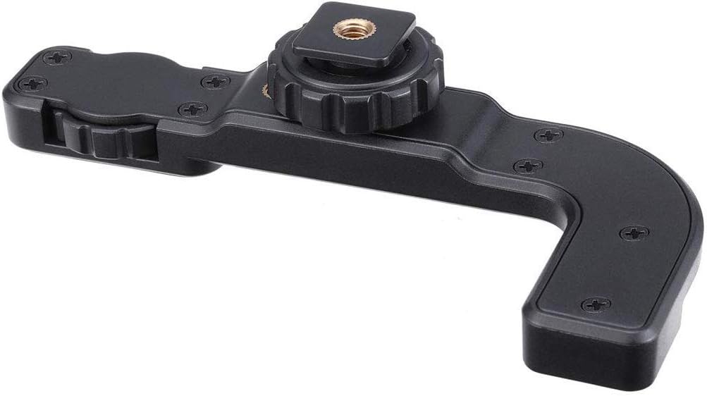 Ulanzi PT-8 Vlog Cold Shoe Extension Adapter Bracket with Cold Shoe and 1/4" Tripod Mount for Additional Vlogging Accessories
