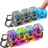 2 Stück Tastaturs Fidget Spielzeug | 4-TastenStressabbau Schlüsselanhänger, Button Fidget Spiel Für Erwachsene - Mechanischer Keyboard clicker Spielzeug Für Büro, Kinder & Erwachsene Geschenk