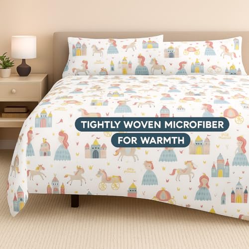 Image of Comforter King Size - White - 220 GSM AC Quilt /Dohar for King Bed - Warm & Cozy Microfiber Polyester Blanket - 102 x 108 Inches
