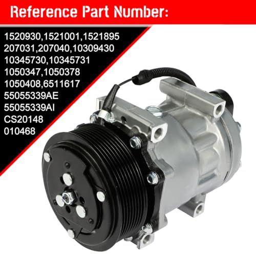 Image of CCIYU AC Compressor w /Clutch for Dodge for Ram 3500 L6 5.9L 1994-2005