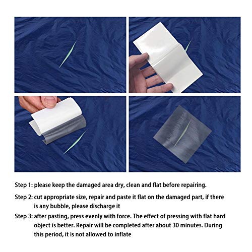 30PCS Heavy Duty reparatie patch, zelfklevende patches tape voor luchtbed, opblaasbare boot, trampoline, opblaasbare… - Image 6