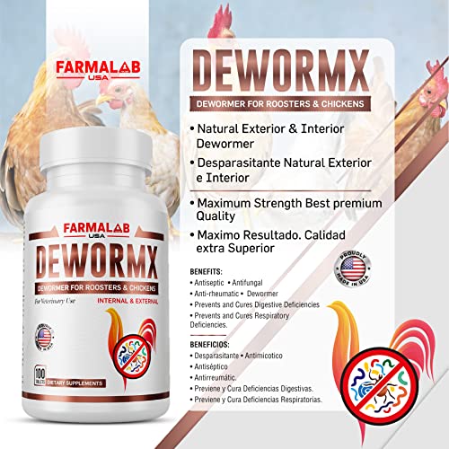 Generic Farmalab Natural Dewormer Internal & External 100 Tabs Poultry thumb #2