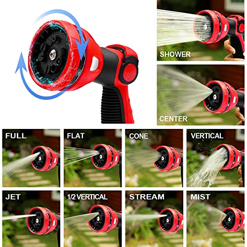 Chiree Hose Nozzle High Pressure Garden Hose Nozzle Sprayer With 10 Spraying Modes Thumb Control Water Hose Sprayer For Watering Plants And Lawn, Car Washing, Showering Pets, Cleaning, Summer Fun #TOP2