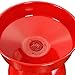 XtremepowerUS 20 Gallon Portable Waste Oil Drain Tank Air Operated Drainage Adjustable Funnel Height with Wheel, Red