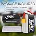 Tattu FunFly 6S Lipo Battery 1300mAh 100C 22.2V 6S1P lipo Battery Pack with XT60 Plug for FPV RC Drone Helicopter Quadcopter Airplane UAV