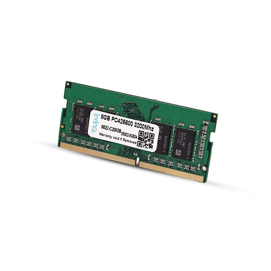 IRVINE 8 GB DDR4 3200 MHz RAM | 260 Pin | CL-17 | Non ECC | SODIMM | PC4-25600 | Rank - 1Rx16, 1Rx8 or 2Rx8 | Highly Durable Memory Module for Laptops & Notebooks | 3 Years Warranty (B09GN8Y8QB) Amazon Price History, Amazon Price Tracker