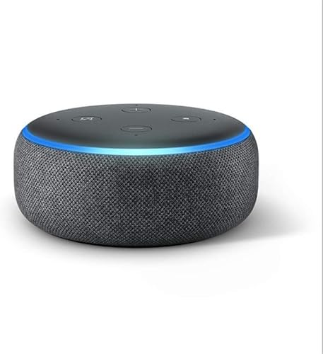 3rd Generation AI Amazon Smart Speaker Alexa 3rd Generation Smart Speaker and Alexa Charcoal gray