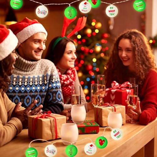 Christmas Decorations,11.8 FT LED Christmas Lights String,Battery Operated - image 6