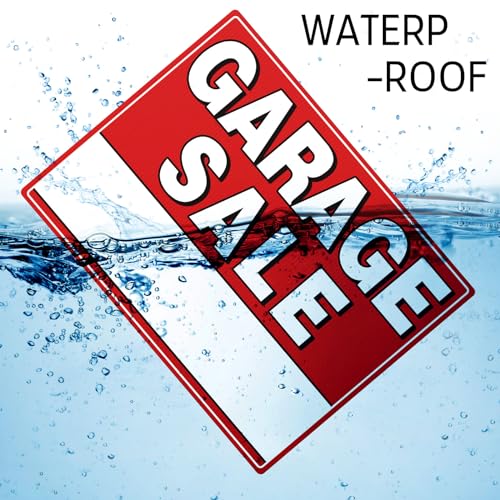 7 pcs garage sale sign with metal stakes 1734 x 1334 double-sided with 20 directional arrow stickers large yard weather-proof