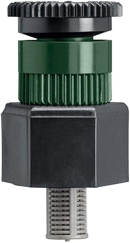 Orbit 54022 Rociador de cabeza de arbusto de plástico con patrón ajustable, 8 pies