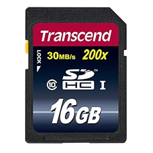 Transcend SDHCカード 16GB Class10 (無期限保証) TS16GSDHC10E (FFP)【Amazon.co.jp限定】