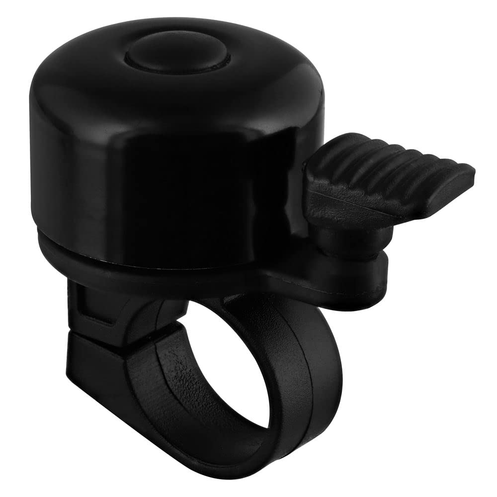 URBAN MOOV Umbell | Handlebar Bell For Bike/E-Scooter Clear And Audible Warning Device Suitable Road Bike Mountain Scooter Max Handlebars - 24.5 Mm |Black