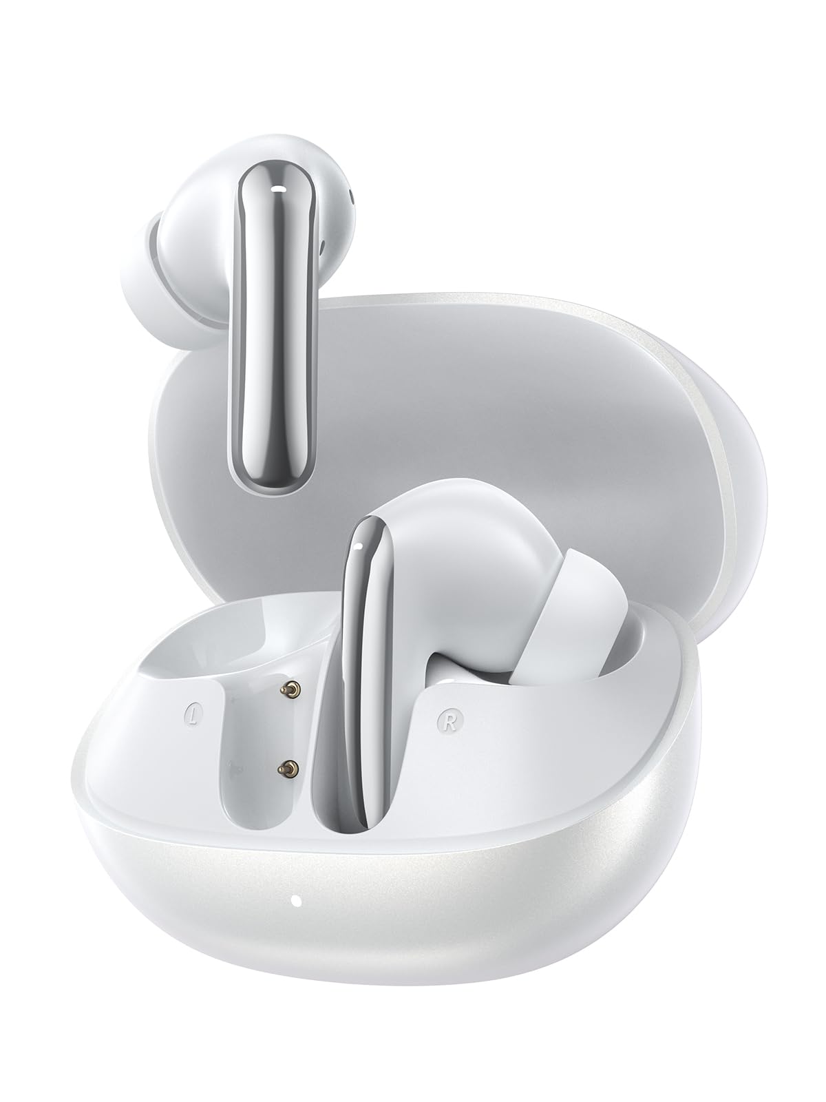 QCY Melobuds N20 In Ear Kopfhörer Bluetooth Noise Cancelling,Bluetooth kopfhörer mit -50dB Adaptive Geräuschunterdrückung,Earbuds mit 6-Mic KI Klarer Anruf,40H Spielzeit,IPX4,Bluetooth 6.0