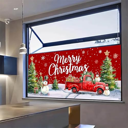 Vinilo Decorativo para Ventana Navidad 39.3 x 17.7 pulgadas miniatura 7