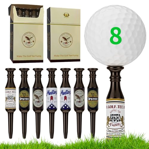 Funny Golf Tees | Golf Accessories for Men | Bachelor Party Novelty Golf Gifts for Men & Unique Golf Gifts for Golfers | Premium Golf Stuff & Golf Bag Accessories | Recyclable Beer Bottle Golf Tees