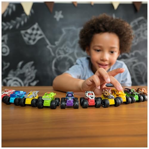 Image of Monster Jam Mini Jams Earthshaker Boneyard Blaster Mega Frenzy Playset