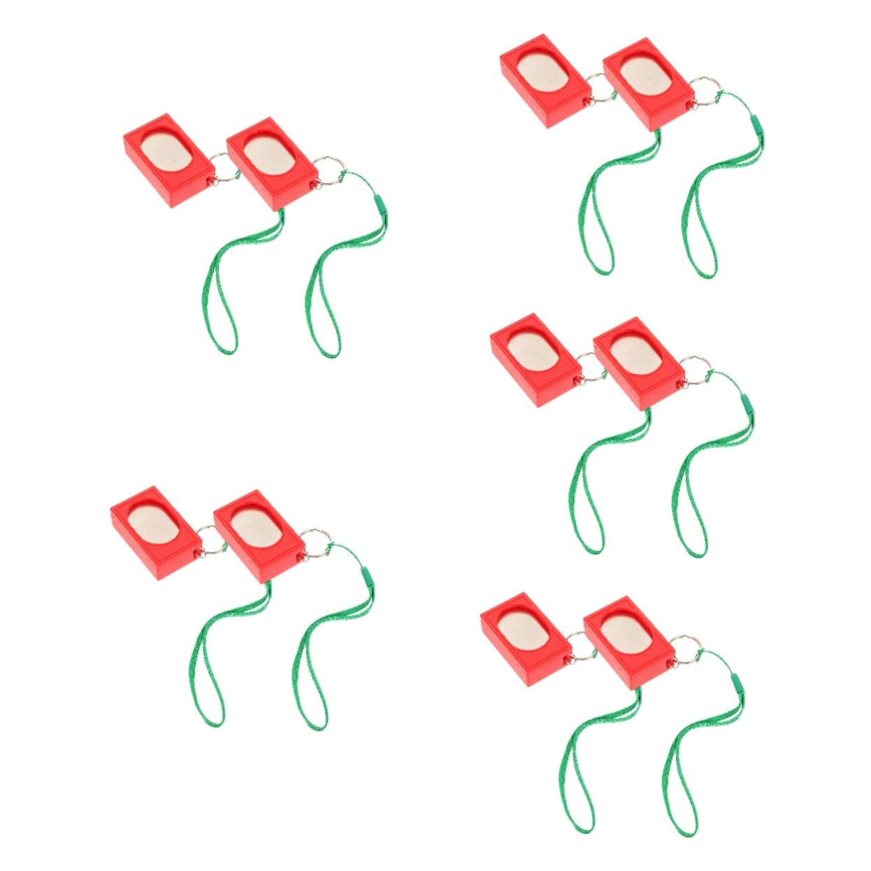 YARNOW 10 Piezas clicker de Mascota clicker para Perros clicker de Caballos Clicker para Entrenar Perros Dispositivo Entrenamiento Perros Clickers interactivos para Perros Rojo