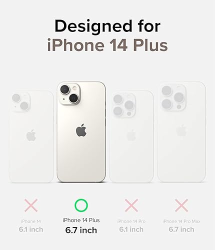 Miniatura 2 de Ringke Fusion Card [Cartera transparente] Funda compatible con iPhone 14 Plus de 6.7 pulgadas, parte trasera dura con ranura para tarjeta