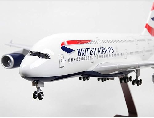 Miniatura 5 de 1/160 Airbus A380 simulación avión modelo modelo de avión fundido plástico resina avión regalo
