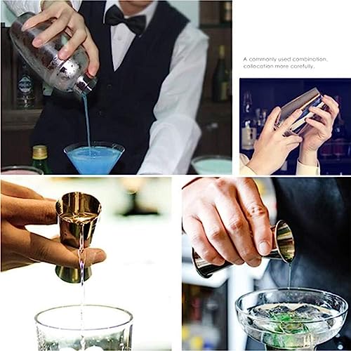 Kit para bartender con base giratoria y 19 piezas miniatura 4