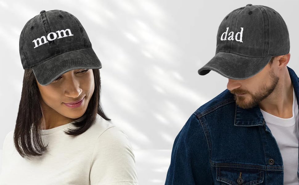 Dad Hat Embroidered Adjustable Baseball Cap Gifts for Couples Parents - Image 5