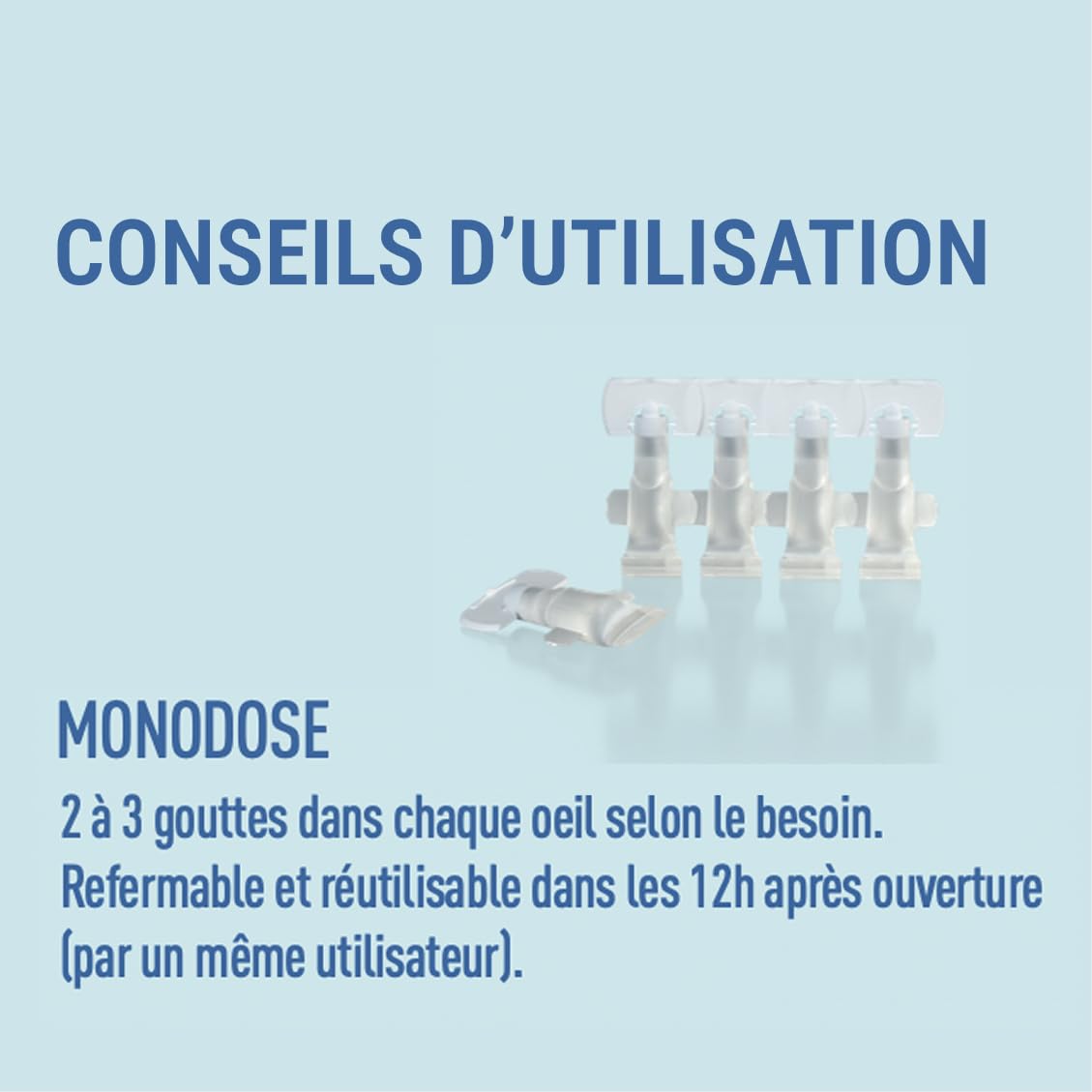 EUMILL | Yeux rouges & irrités | Gouttes oculaires rafraîchissantes et apaisantes | Réduisent rougeurs & apaisent les irritations | Compatibles avec lentilles de contact | Lot de 4x10 unidoses 0,5ml